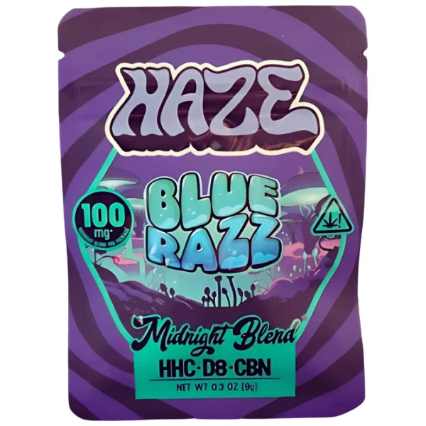 Gomitas Haze Indica – Mezcla de Medianoche 🌿| Relajación intensa con HHC, Delta 8 y más