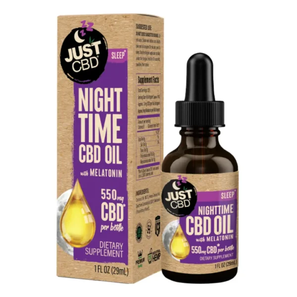 🌙Aceite Nocturno JustCBD-Duerme Mejor con CBD + Melatonina😴⭐
