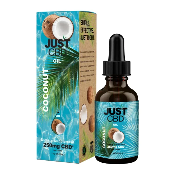 🥥Aceite de Coco Just CBD-¡Relajación Pura en Cada Gota!💧