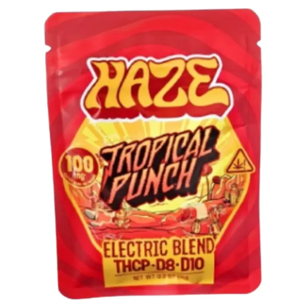 ⚡Gomitas Haze Electric Blend – Sativa | Experiencia energizante🍓🏝️