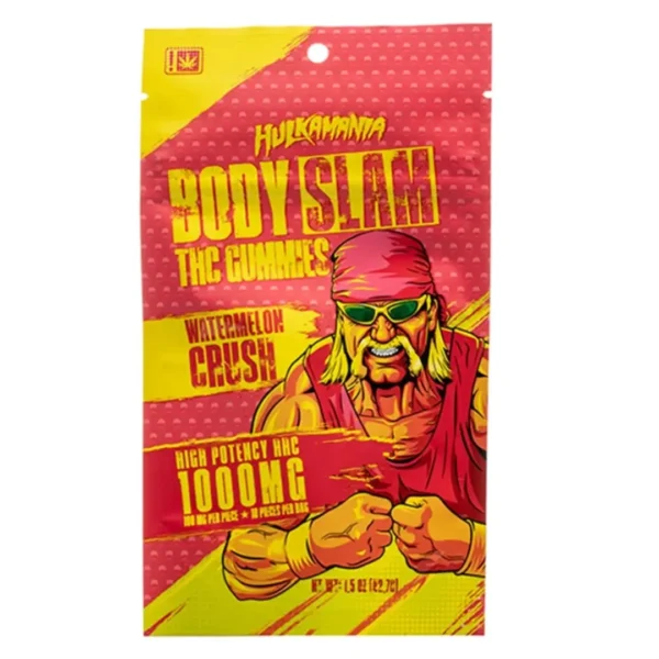 💪Gomitas Hulkmania THC/Delta 8 – 1000MG | Poder y Sabor Imparables.